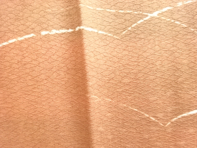  未使用品　線描き模様道行コート